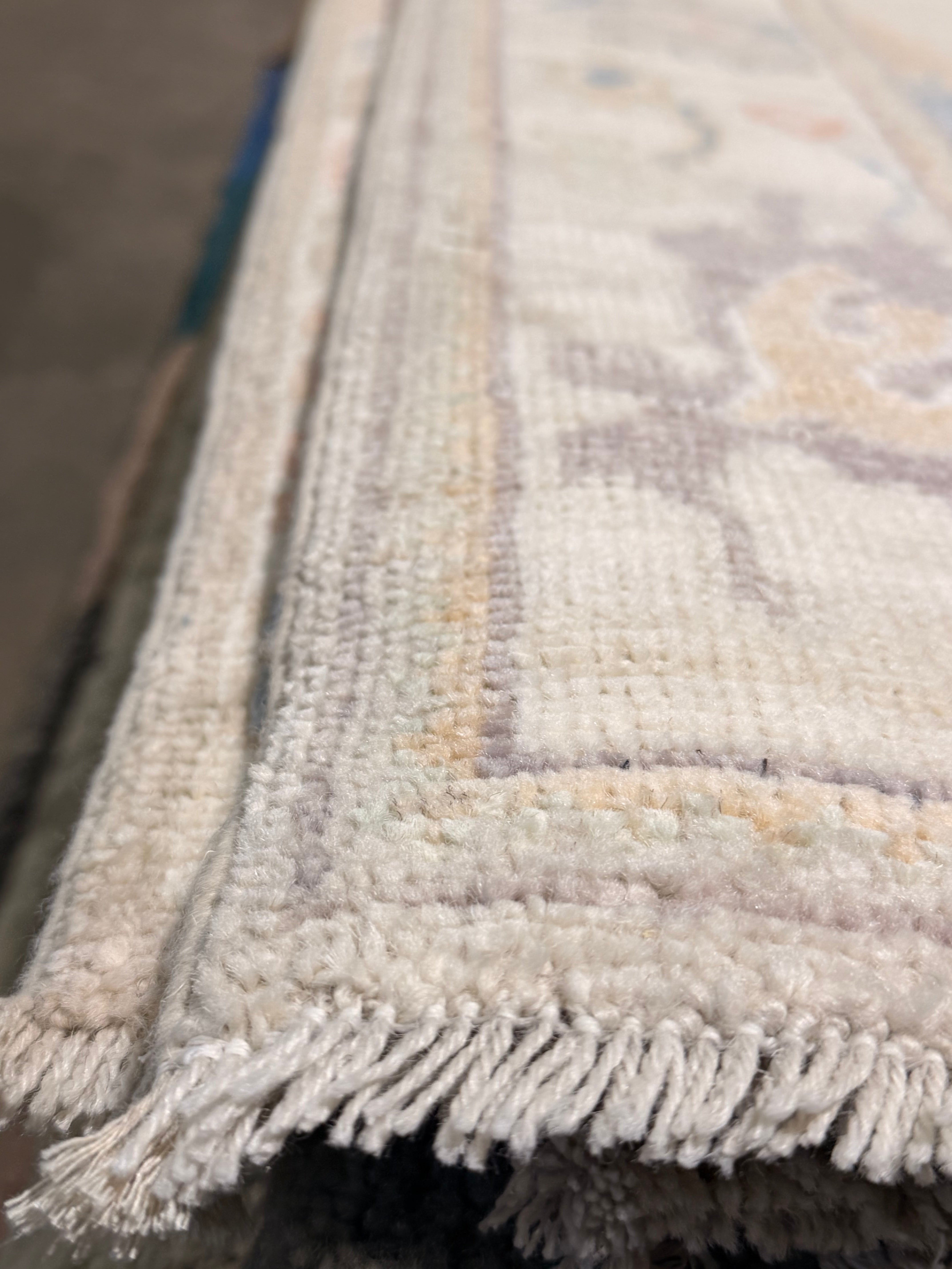 Alexandra 2.8x8 Multicolor Afghani Whitewashed Oushak Runner