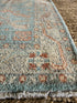 Kaitlyn Meade 2x2.11 Blue Afghani Whitewashed Oushak