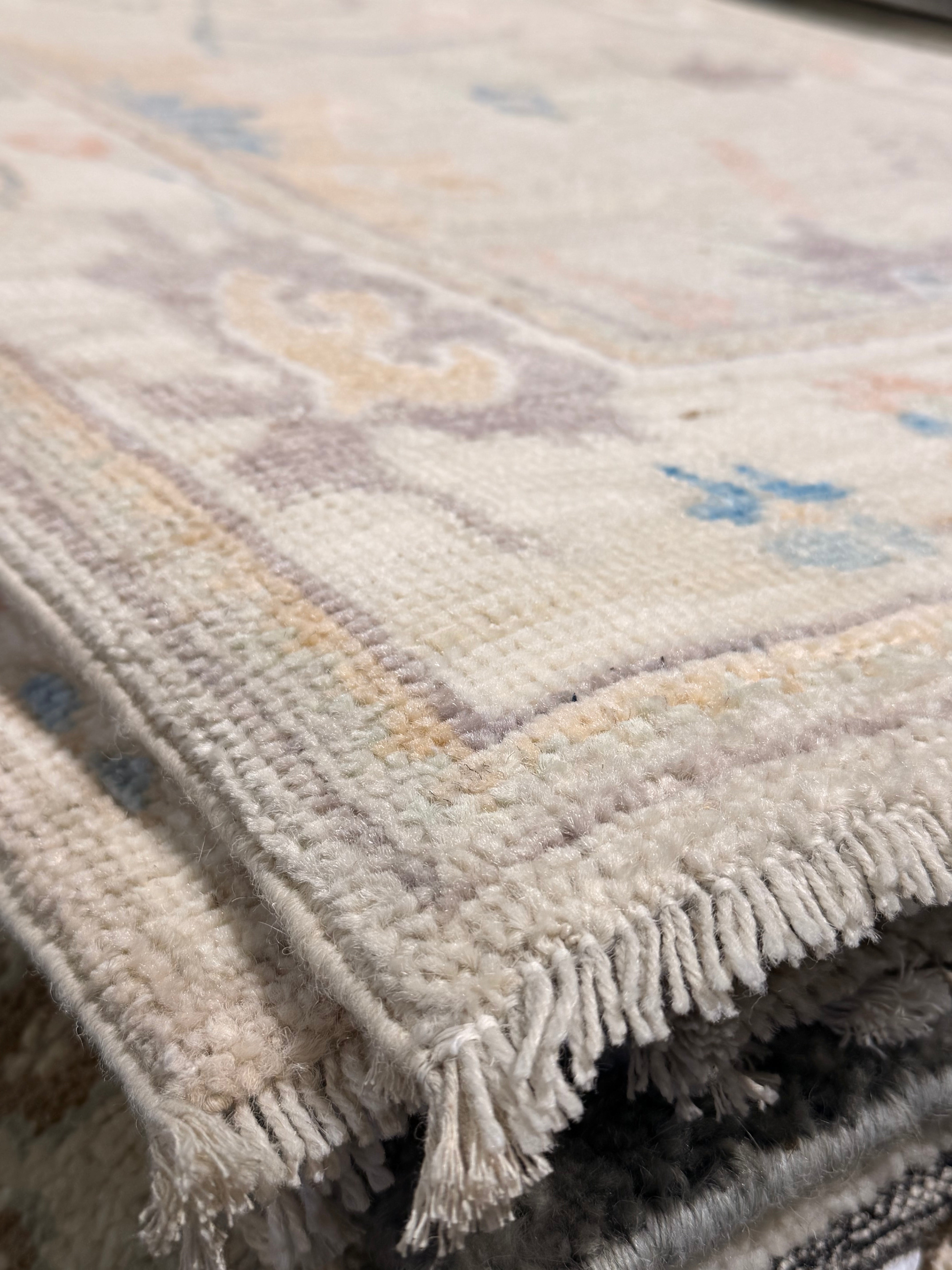 Alexandra 2.8x8 Multicolor Afghani Whitewashed Oushak Runner
