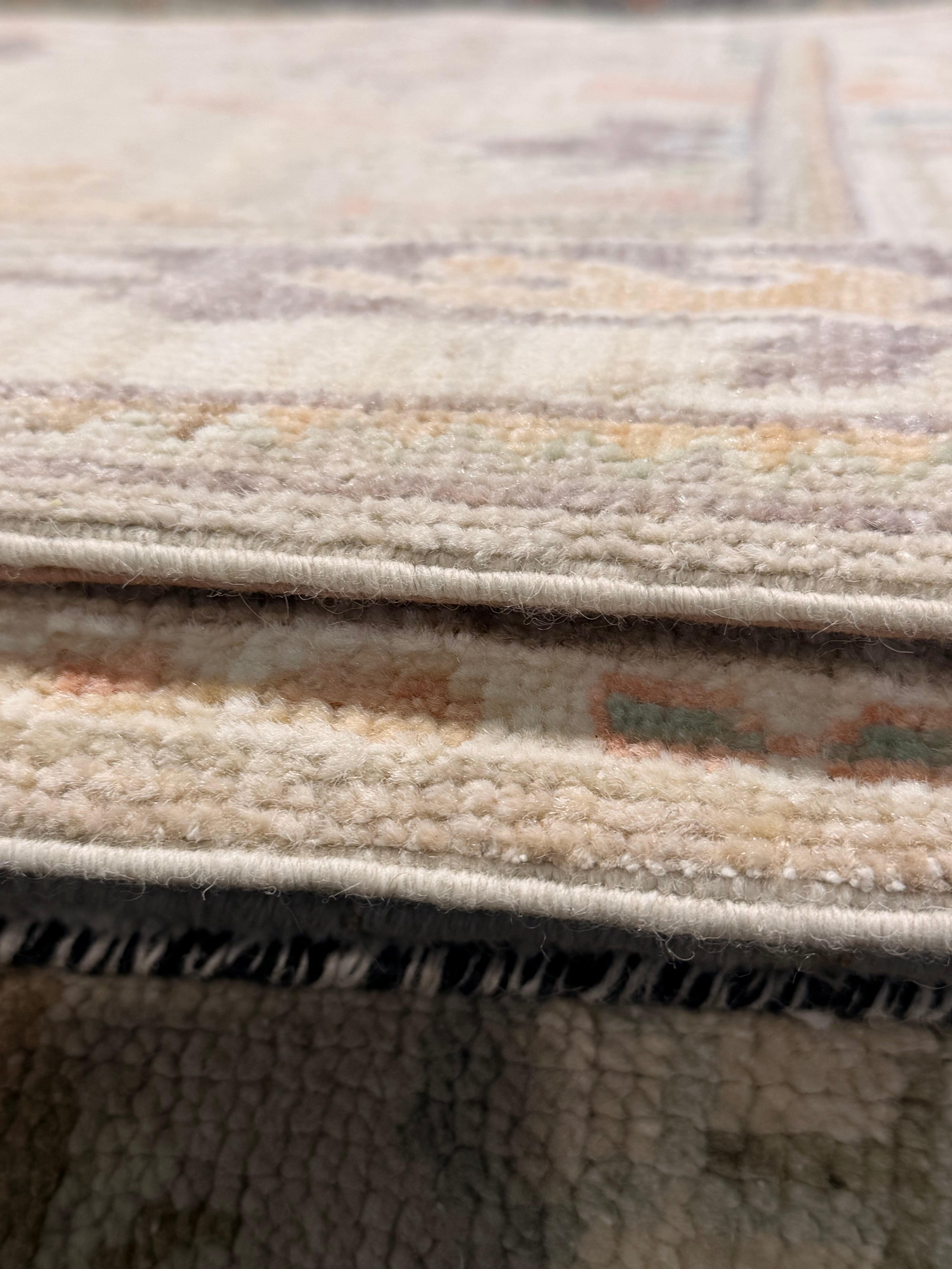 Alexandra 2.8x8 Multicolor Afghani Whitewashed Oushak Runner