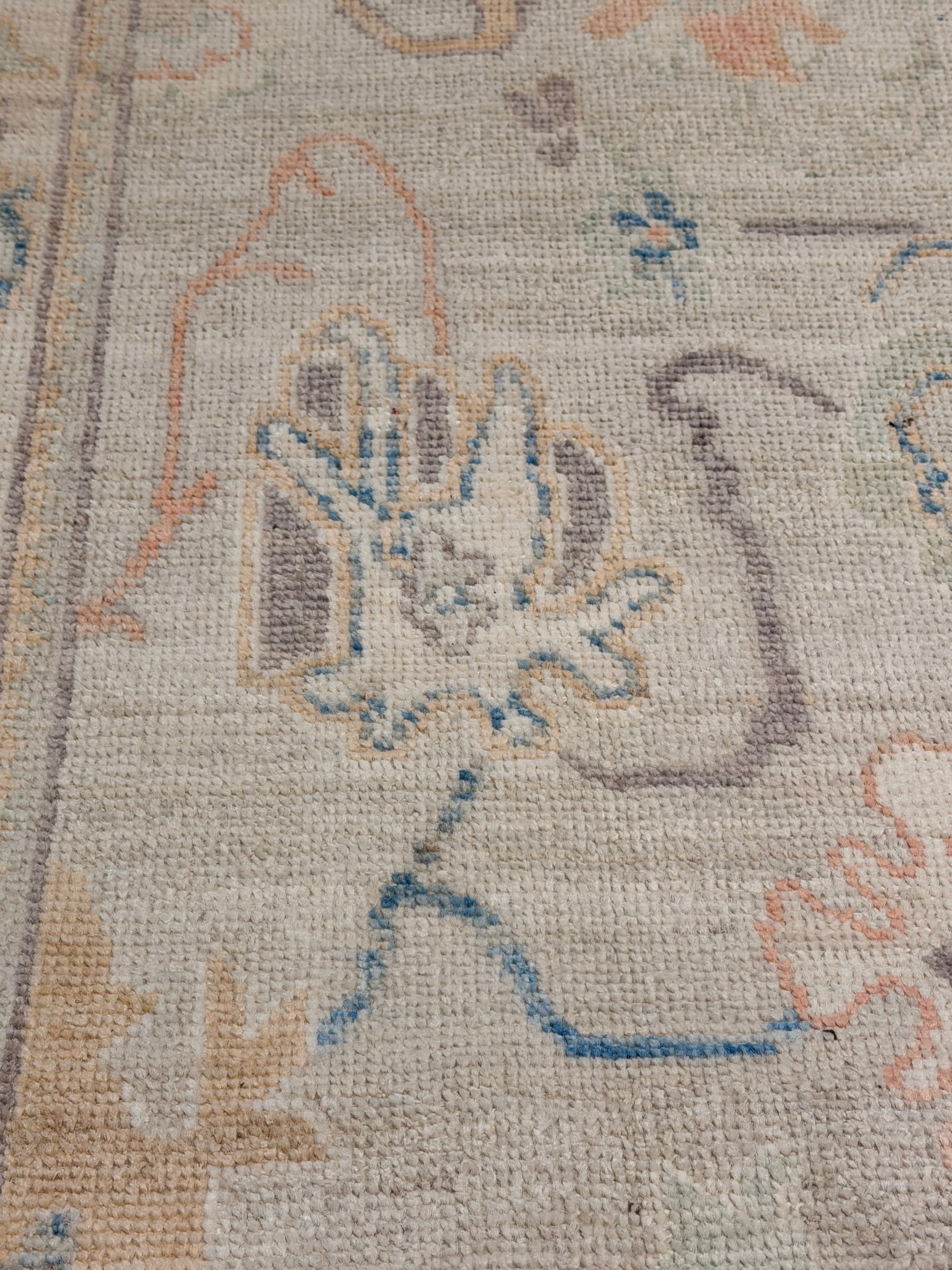 Alexandra 2.8x8 Multicolor Afghani Whitewashed Oushak Runner