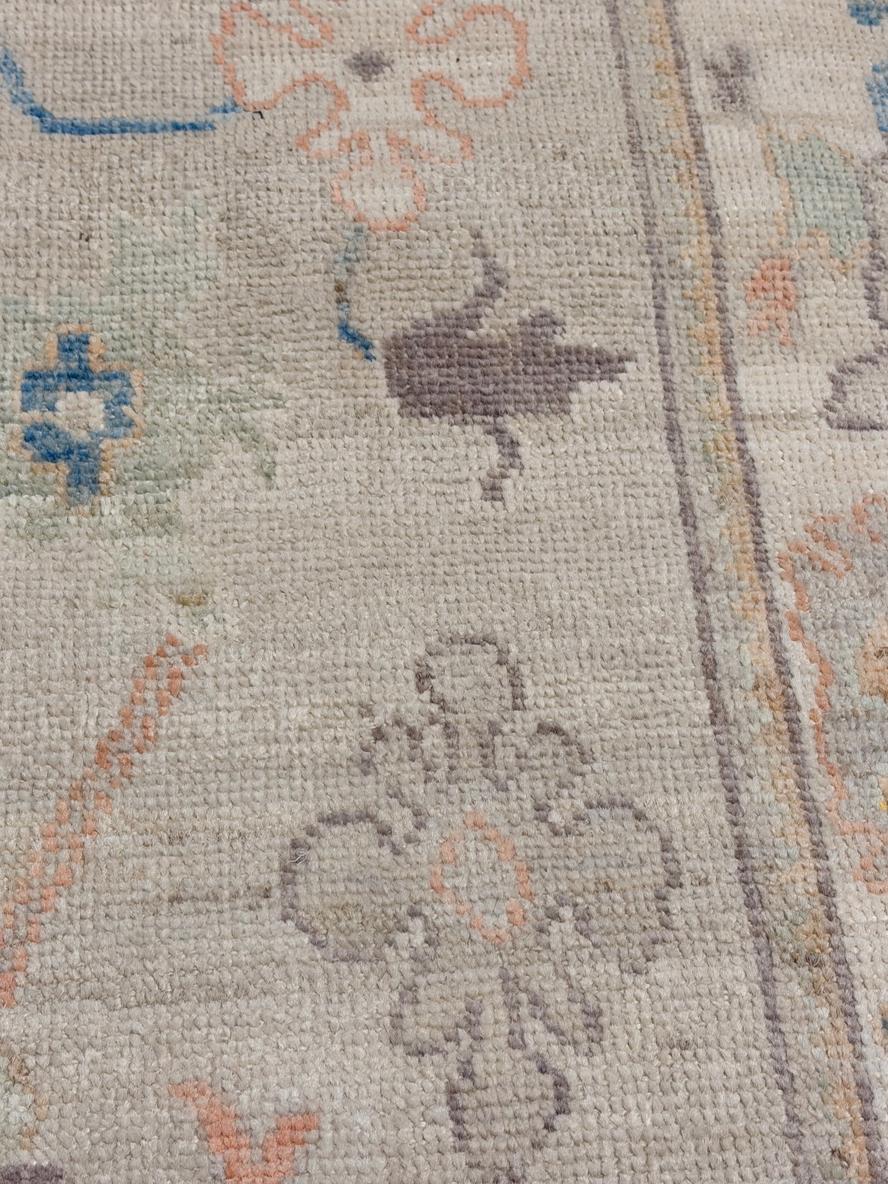 Alexandra 2.8x8 Multicolor Afghani Whitewashed Oushak Runner