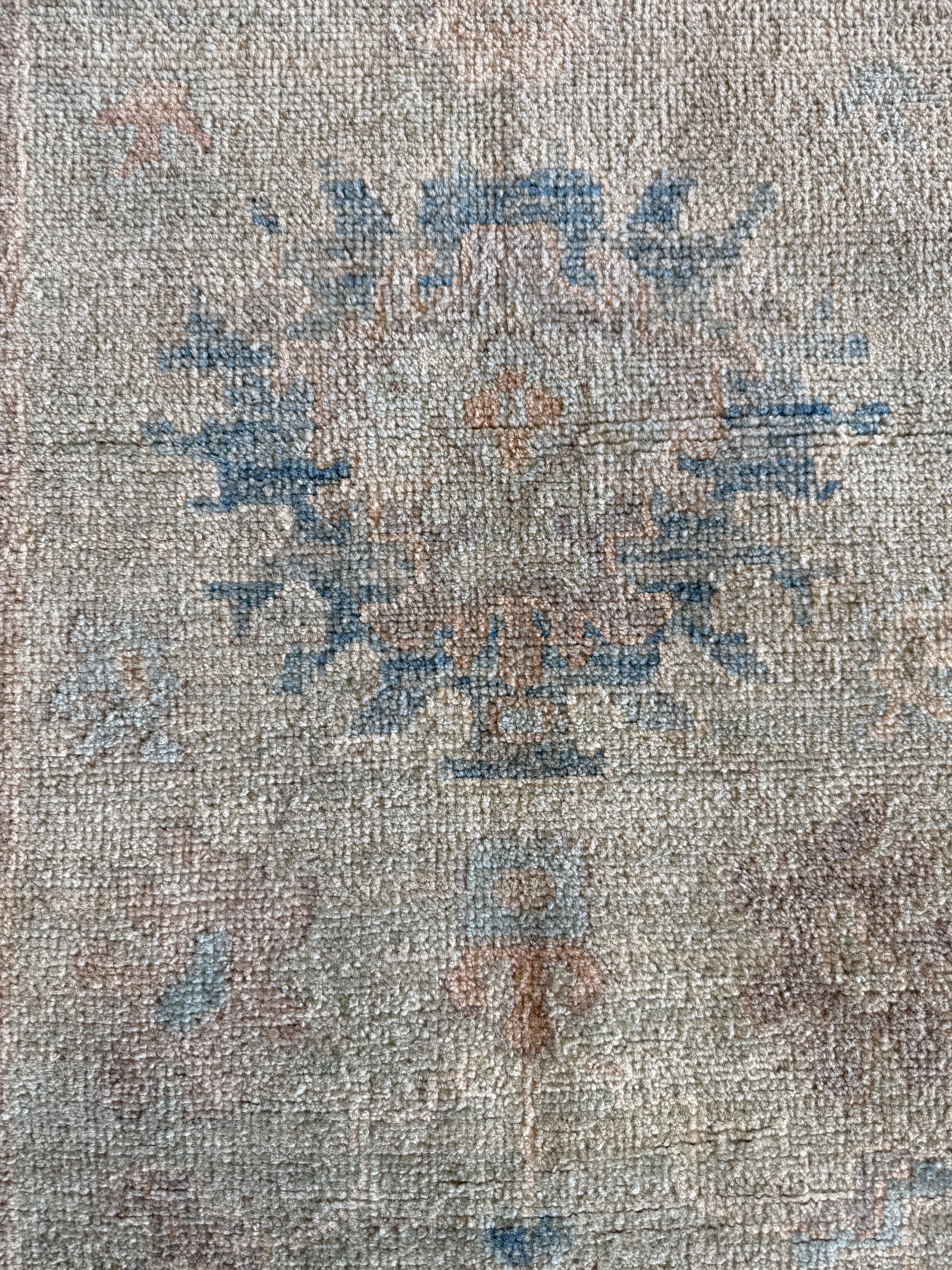 Ariella Ezekiel 2.9x4.2 Light Blue Afghani Whitewashed Oushak
