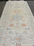Sofia Sideris 2.11x8.2 Blue Afghani Whitewashed Oushak Runner