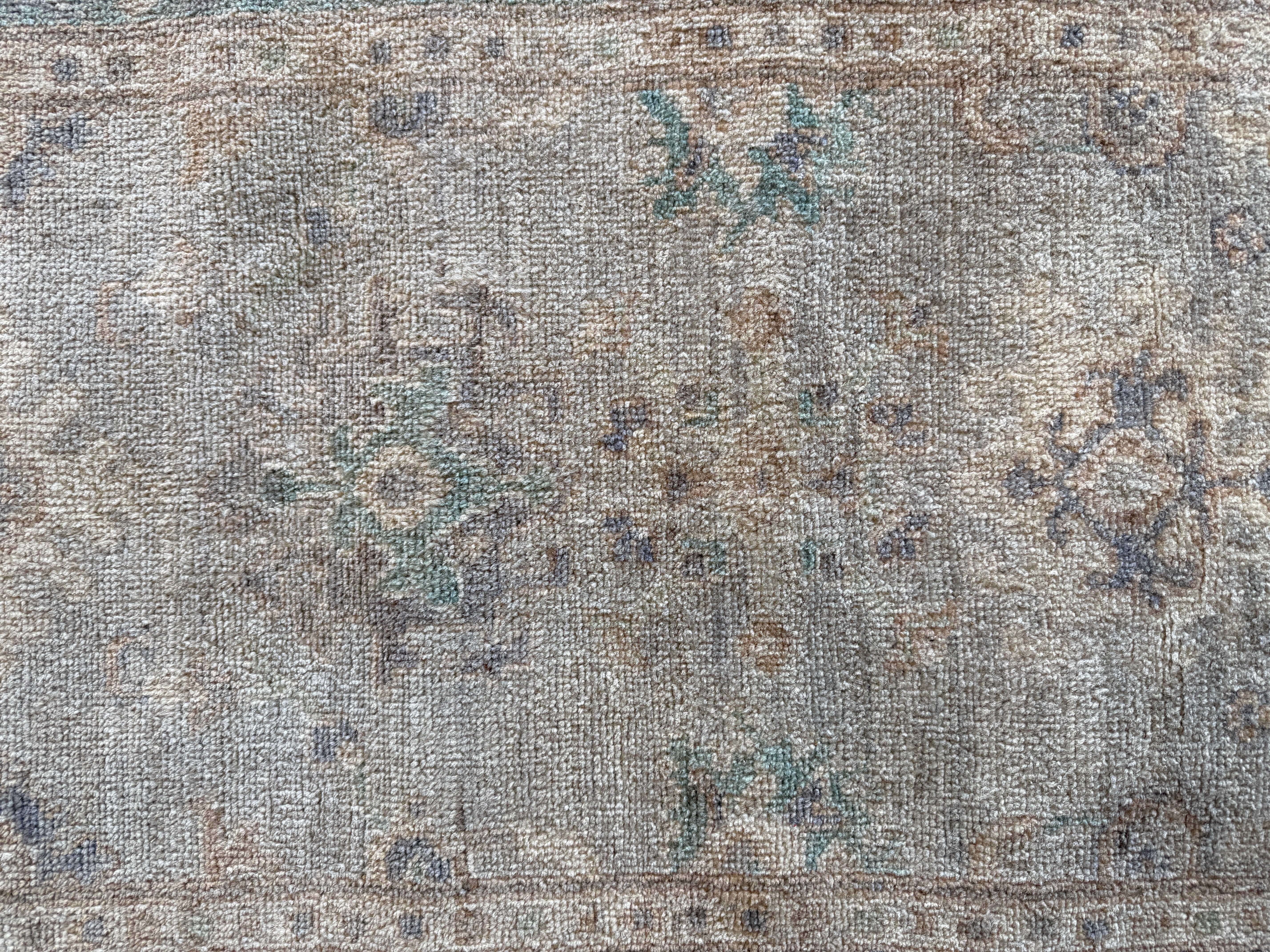 Imani Love 3x5 Light Green Afghani Whitewashed Oushak