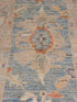 Carlson Young 2.8x7.8 Blue Afghani Whitewashed Oushak Runner