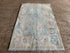 America Olivo 2.8x4.3 Light Blue Afghani Whitewashed Oushak