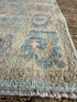 America Olivo 2.8x4.3 Light Blue Afghani Whitewashed Oushak