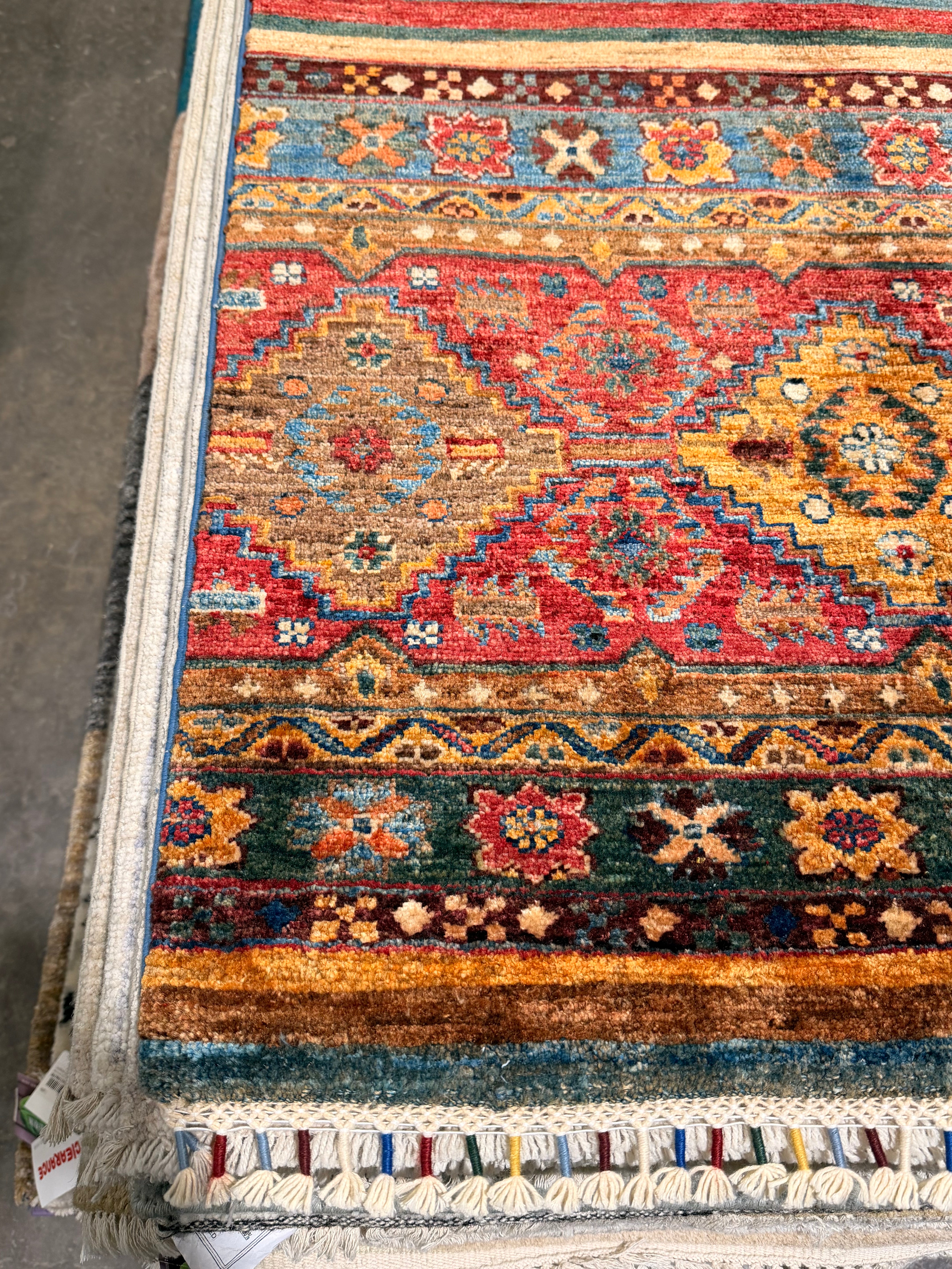 Christina Ochoa 2.8x9.9 Red Afghani Khorjin Runner