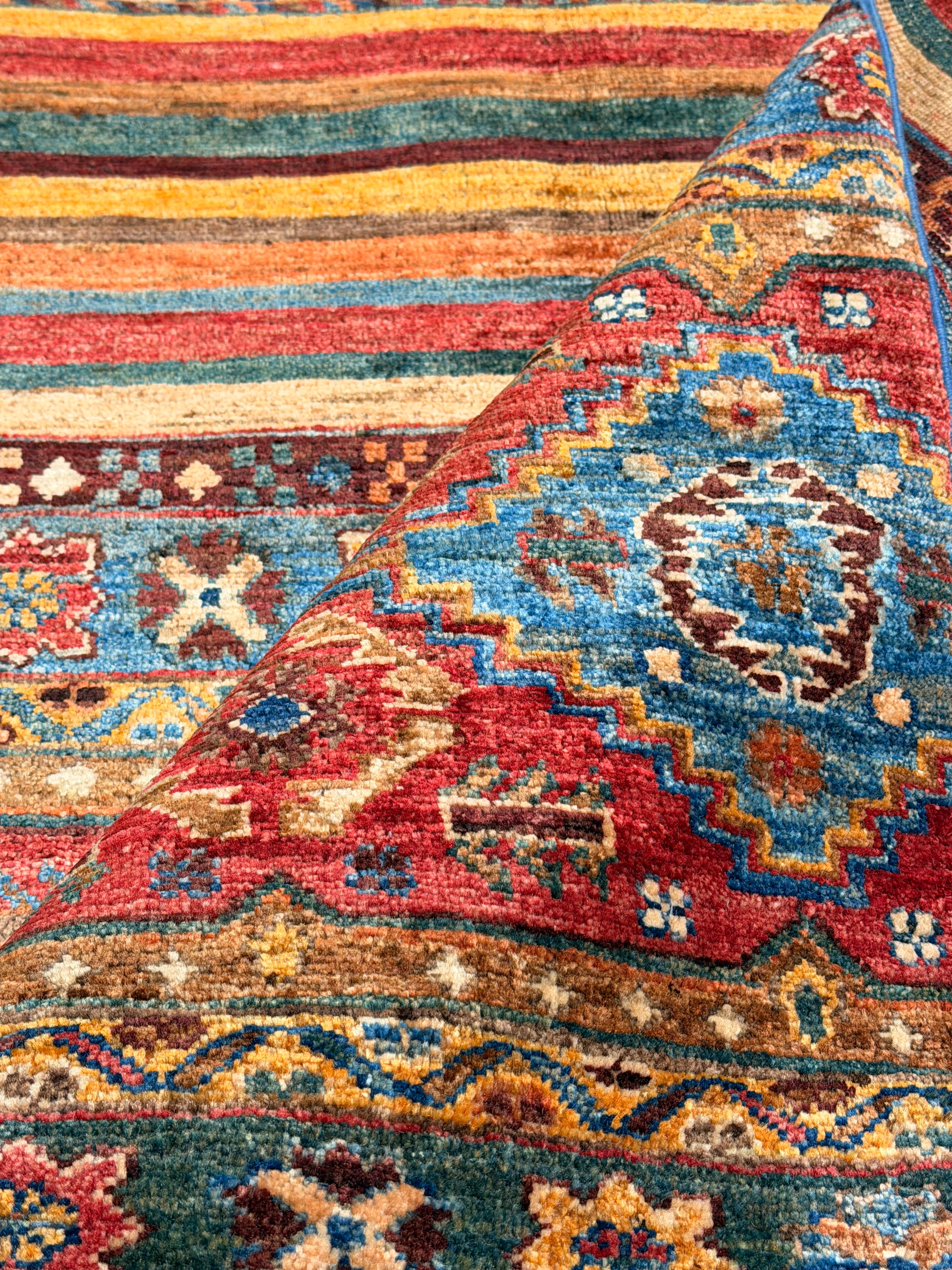 Christina Ochoa 2.8x9.9 Red Afghani Khorjin Runner