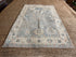 Nurse Jenny 4.1x5.11 Blue Afghani Whitewashed Oushak