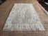 Hazel Graye 4x5.11 Grey & Blue Afghani Whitewashed Oushak