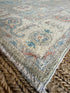 Hazel Graye 4x5.11 Grey & Blue Afghani Whitewashed Oushak