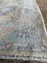 Althea Lee 3.11x5.11 Blue & Pink Afghani Whitewashed Oushak