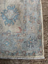 Althea Lee 3.11x5.11 Blue & Pink Afghani Whitewashed Oushak