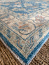 Daisy 3.11x5.11 Blue Afghani Whitewashed Oushak