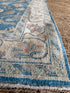 Daisy 3.11x5.11 Blue Afghani Whitewashed Oushak