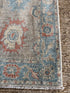 Nala Doueihy 2x4 Blue Afghani Whitewashed Oushak