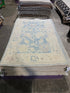 Édith Le Merdy 3.10x6.3 Blue Afghani Whitewashed Oushak