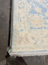 Édith Le Merdy 3.10x6.3 Blue Afghani Whitewashed Oushak