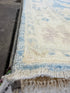 Édith Le Merdy 3.10x6.3 Blue Afghani Whitewashed Oushak