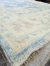 Édith Le Merdy 3.10x6.3 Blue Afghani Whitewashed Oushak
