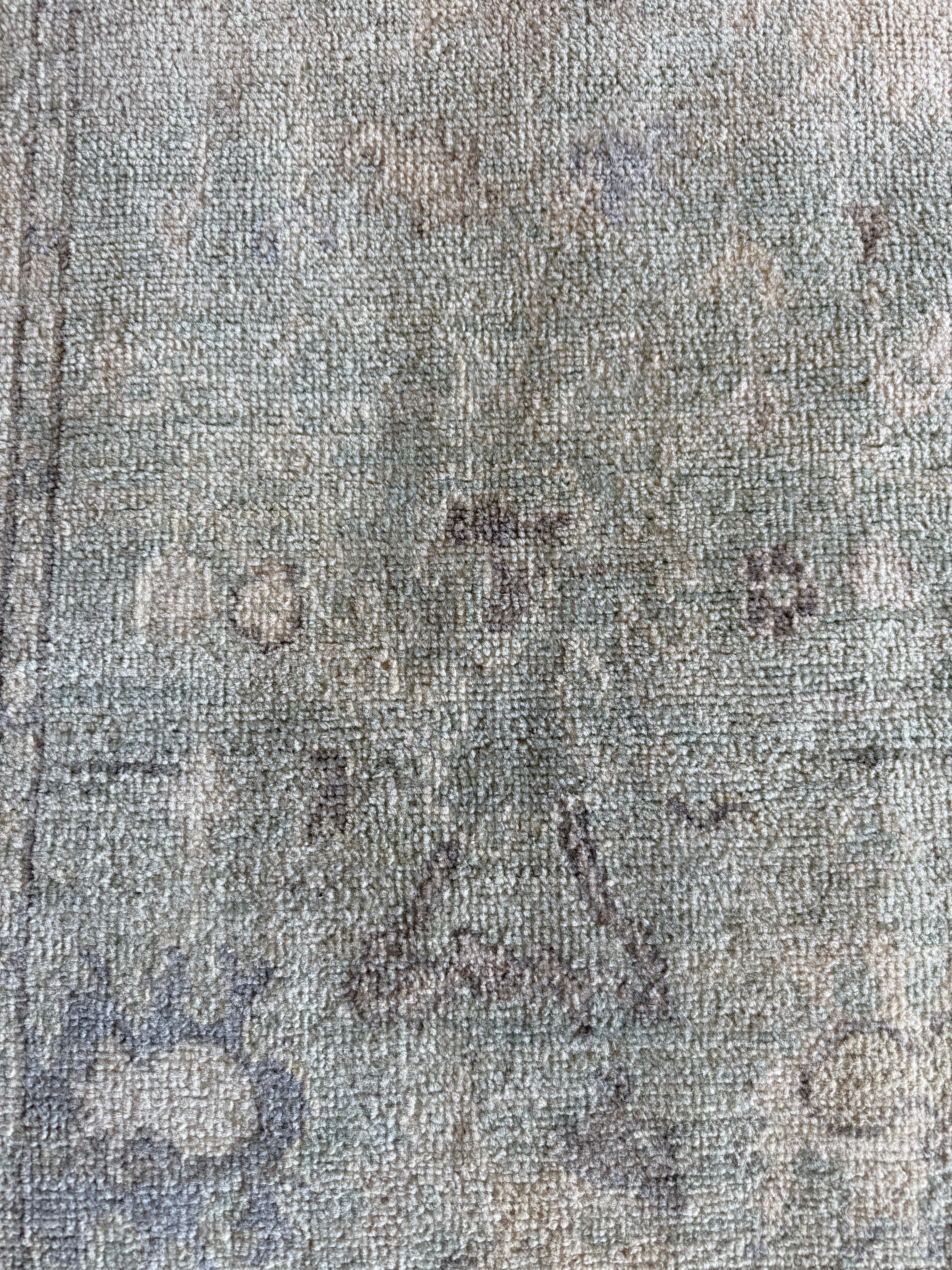 Nora Winer 2.7x7.10 Light Green Afghani Whitewashed Oushak Runner