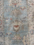 Maddie Mooregan 2.7x9.4 Blue Afghani Whitewashed Oushak Runner