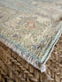 Maddie Mooregan 2.7x9.4 Blue Afghani Whitewashed Oushak Runner