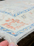 Kate Walsh 3.10x6 Blue Afghani Whitewashed Oushak