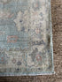 Maddie Mooregan 2.7x9.4 Blue Afghani Whitewashed Oushak Runner