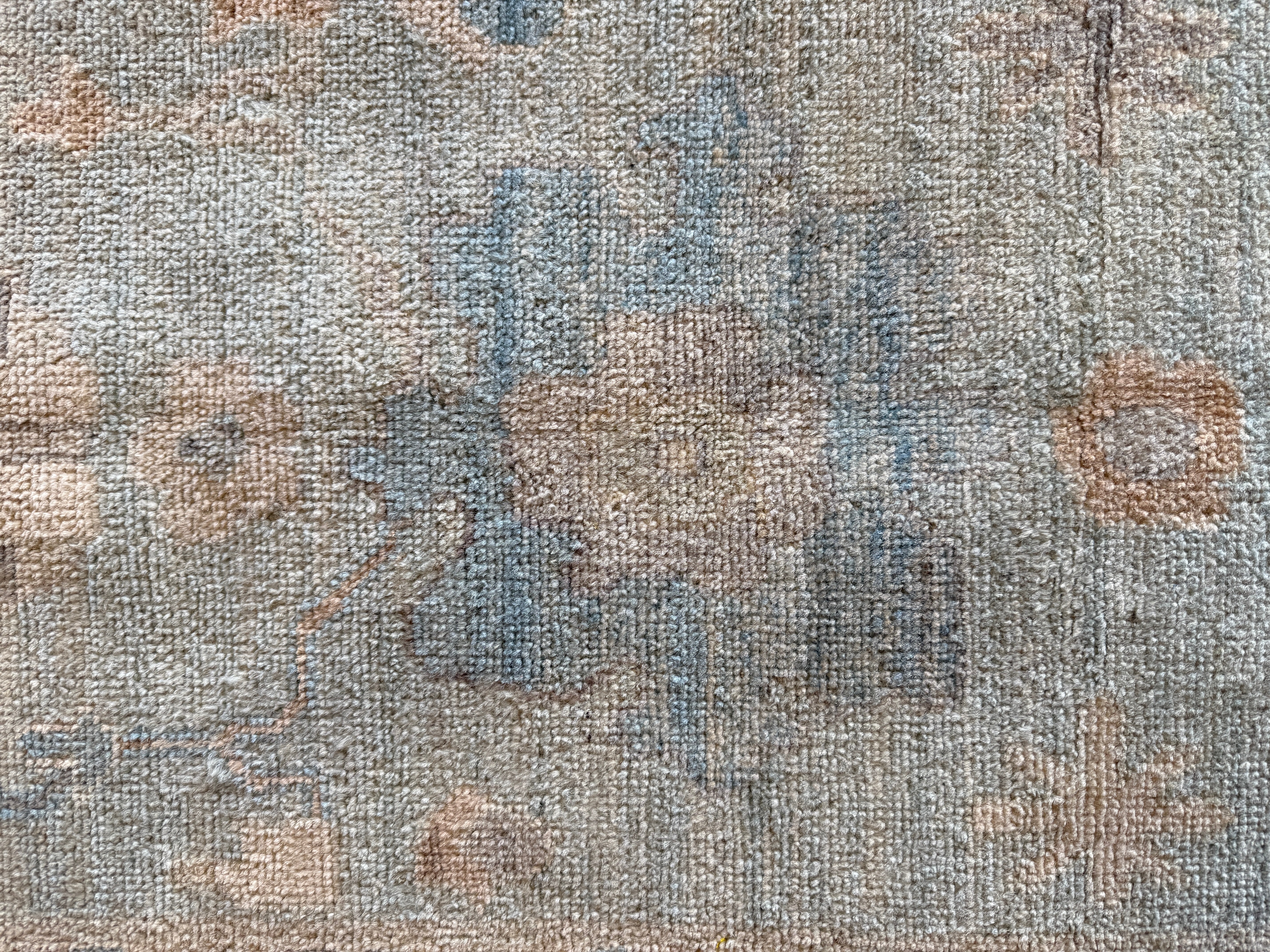 Michele Ammon 2.4x5.1 Blue Afghani Whitewashed Oushak