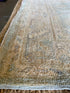 Michele Ammon 2.4x5.1 Blue Afghani Whitewashed Oushak