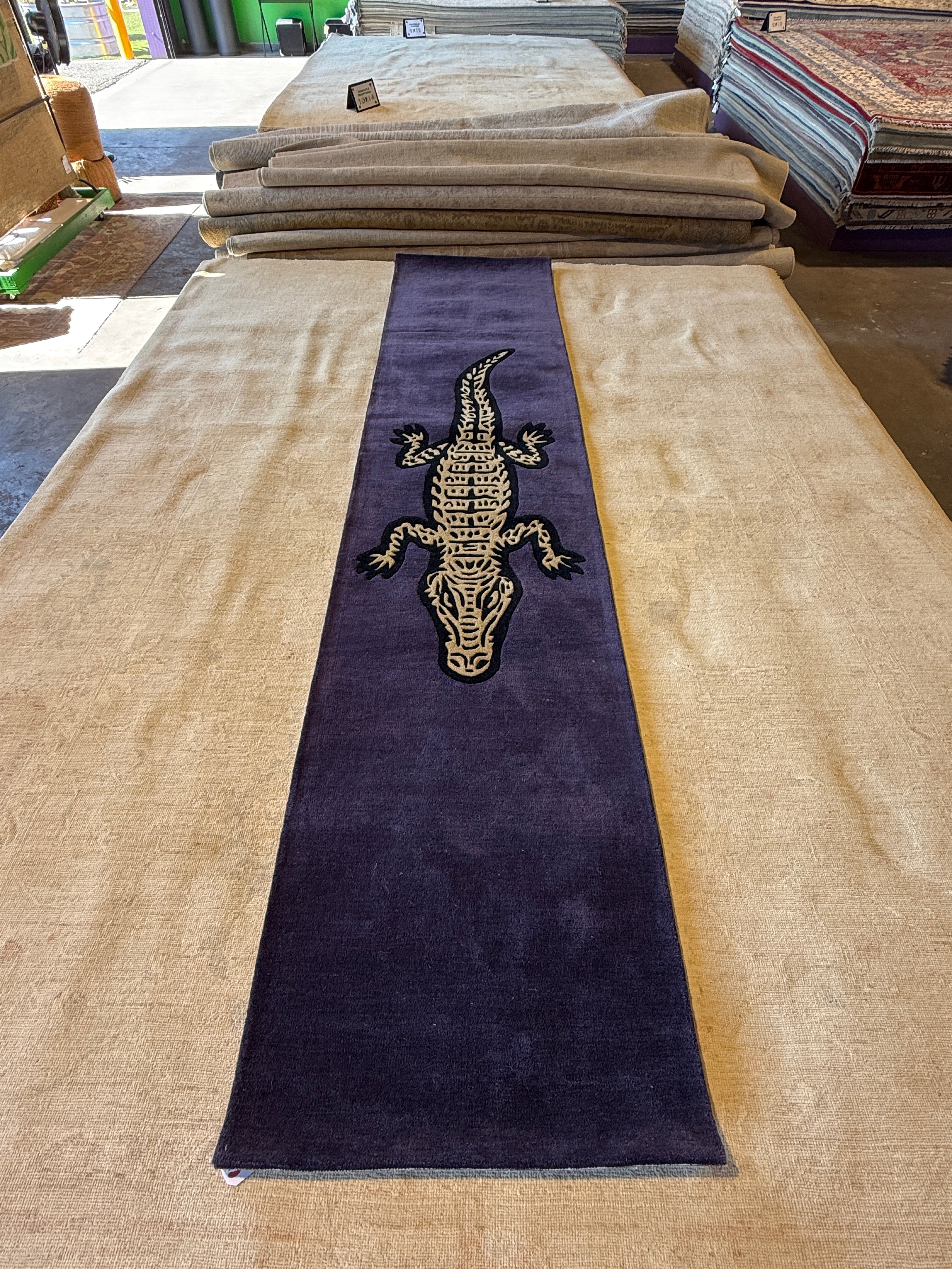 Gator 2.6x12 Runner Hand-Tufted Rug