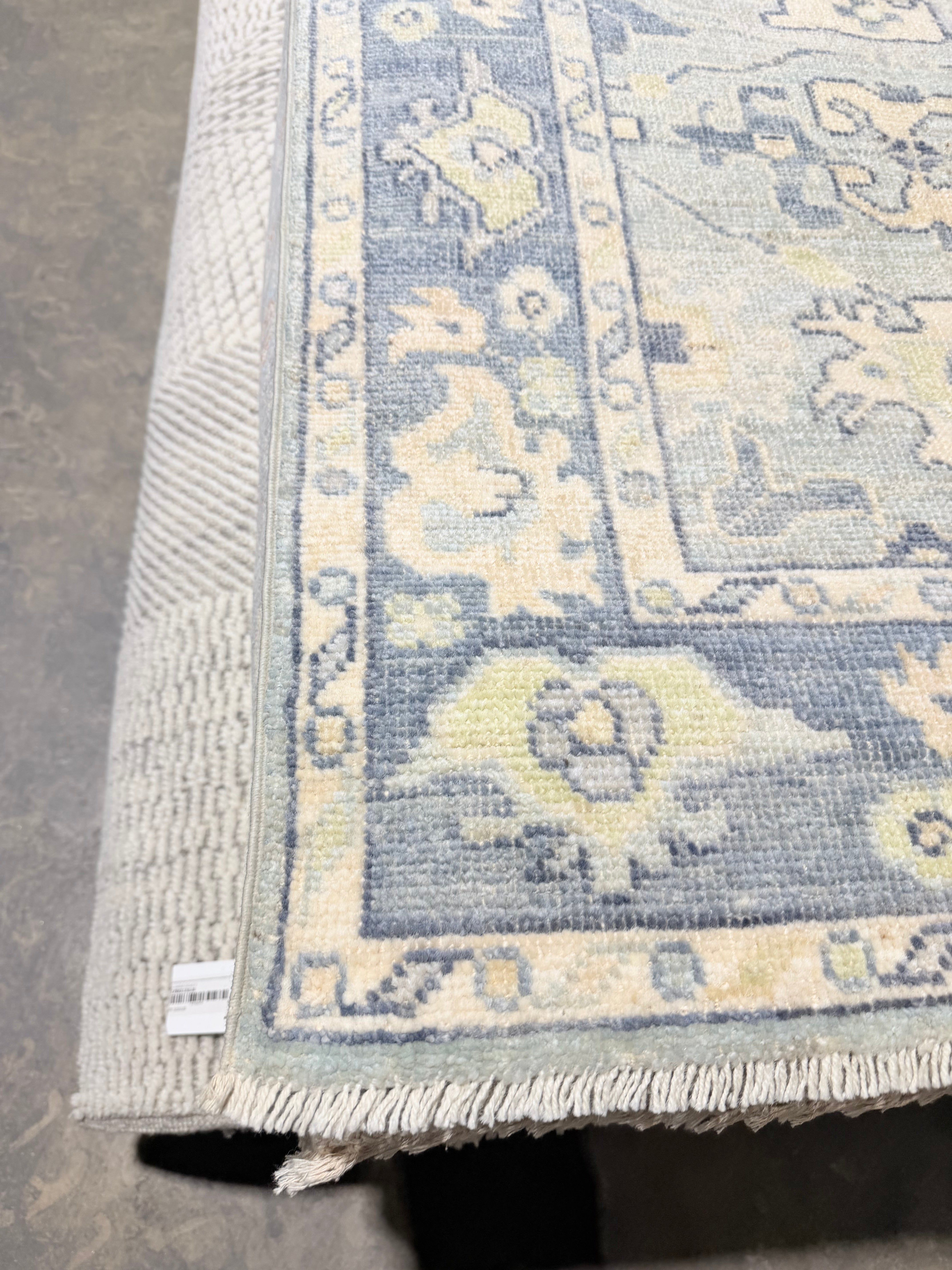 Ashley Park 2.11x11.10 Blue Afghani Whitewashed Oushak Runner