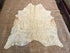 Solid Light Beige Cowhide Rug 5.10x6.10