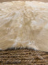 Solid Light Beige Cowhide Rug 5.10x6.10