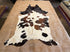 Tricolor 5.7x9 Reg BL BR WH Large Cowhide Rug