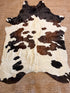 Tricolor 5.7x9 Reg BL BR WH Large Cowhide Rug