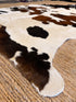 Tricolor 5.7x9 Reg BL BR WH Large Cowhide Rug