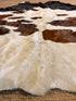 Tricolor 5.7x9 Reg BL BR WH Large Cowhide Rug
