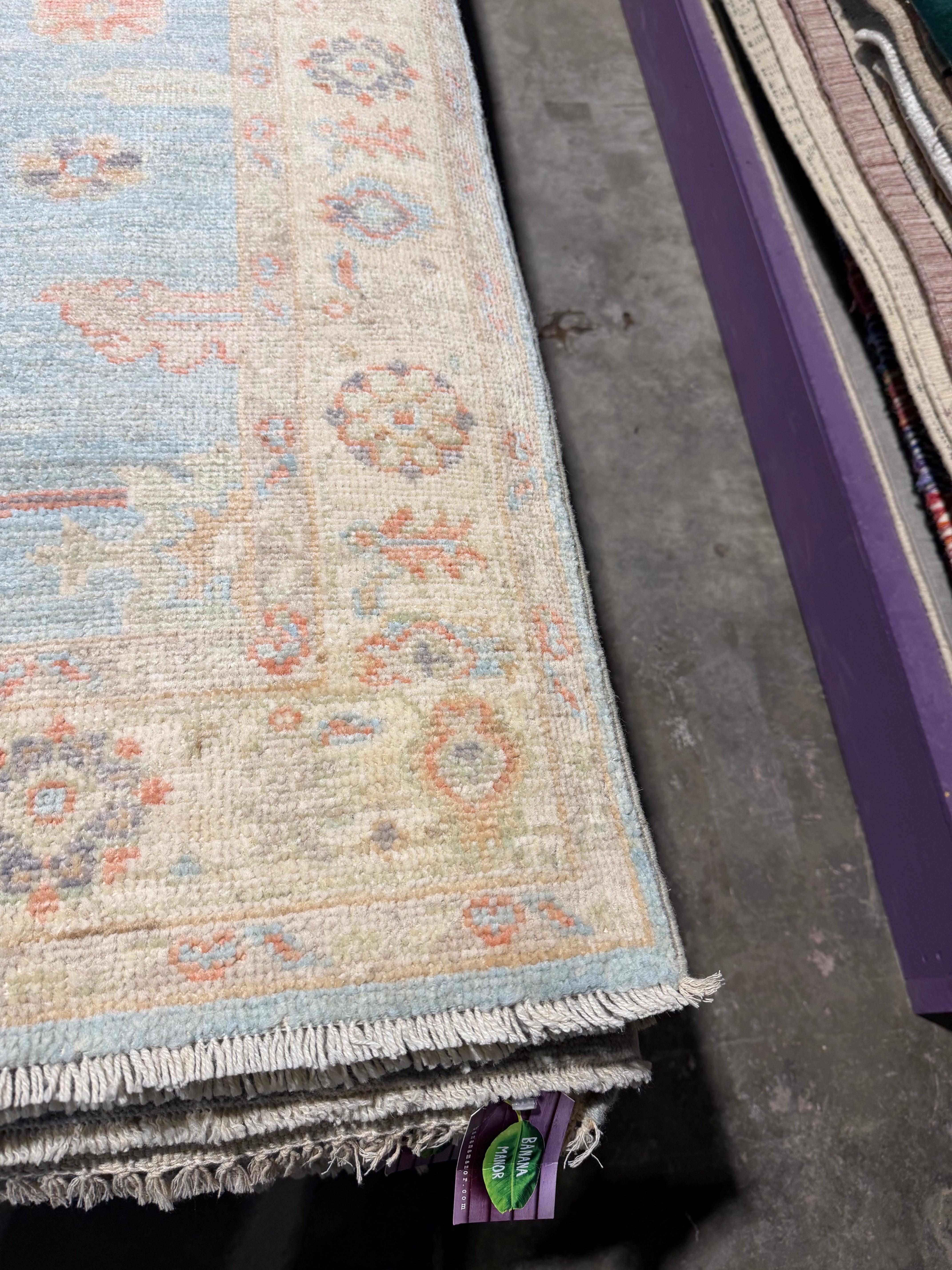 Kate Walsh 3x11.1 Blue Afghani Whitewashed Oushak Runner