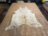 Beige WH SP Cowhide Rug 5.6x6.1