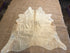 Off White Cowhide Rug 6x6.9