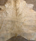Beige White Exotic Cowhide Rug 6.4x7.2