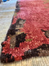 John Derosier 8x10 Red Reuyl Terra Stone Tibetan Rug