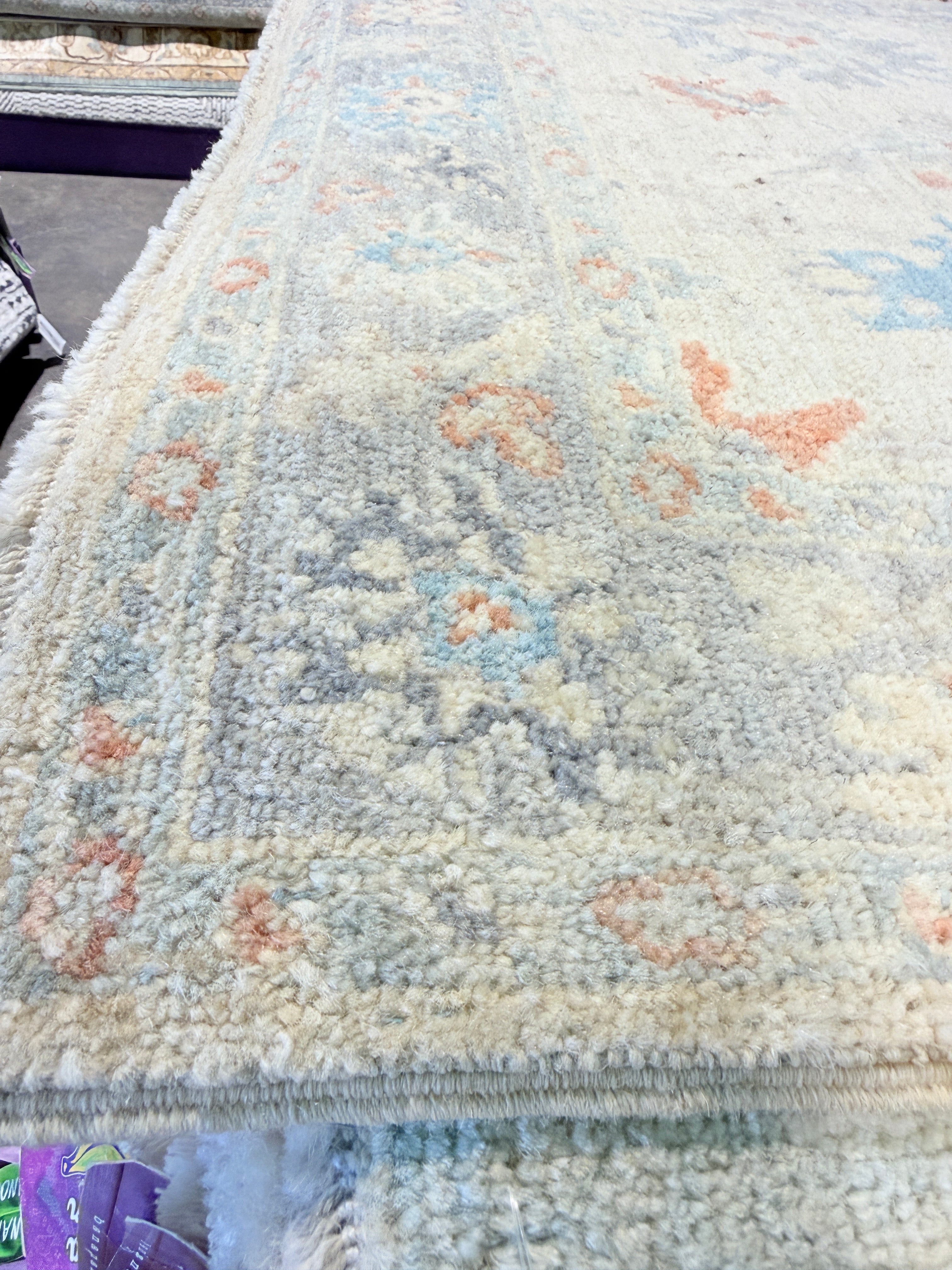 Vickie Rawlins 3x5 Cream Afghani Whitewashed Oushak