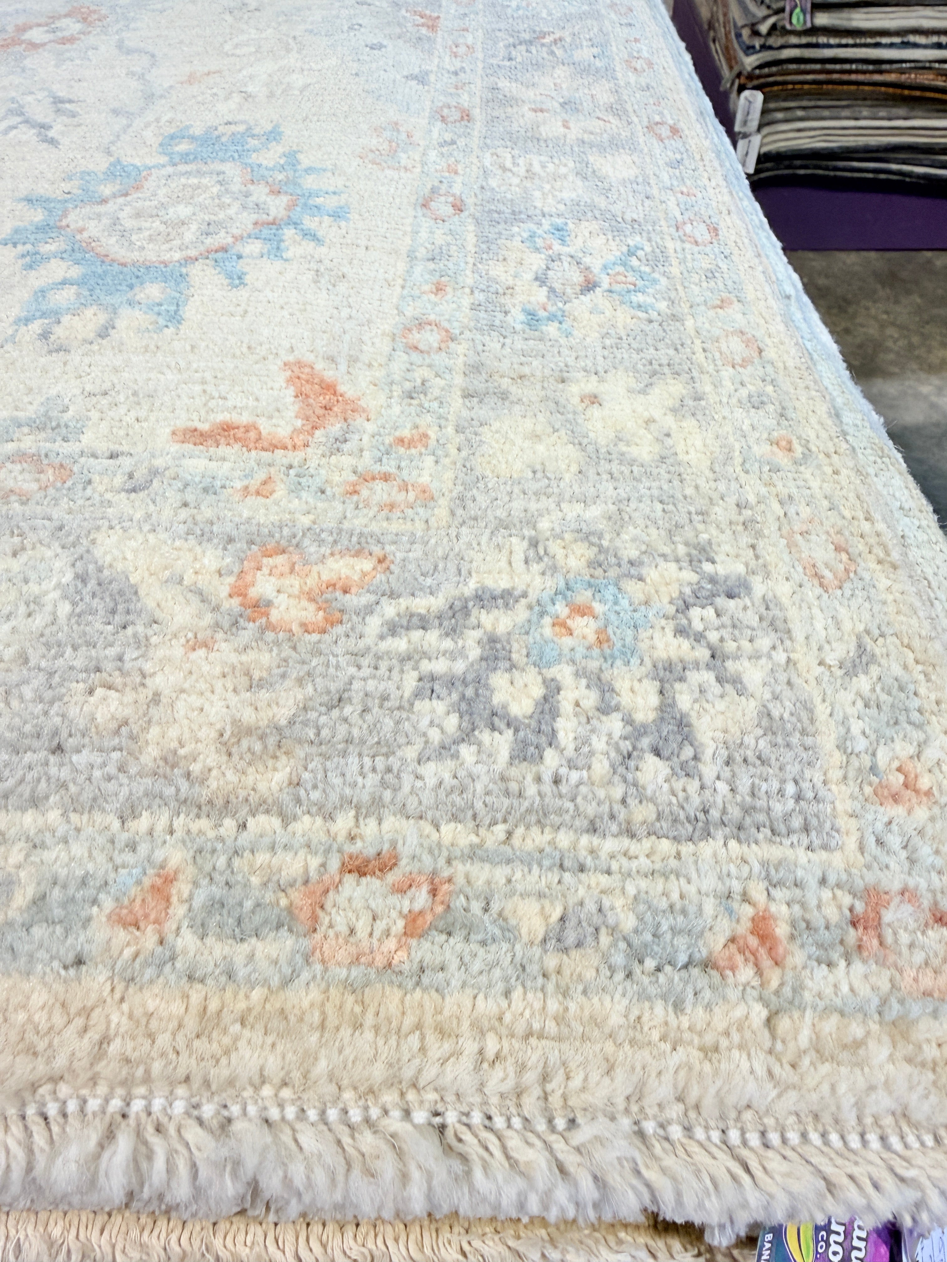 Vickie Rawlins 3x5 Cream Afghani Whitewashed Oushak