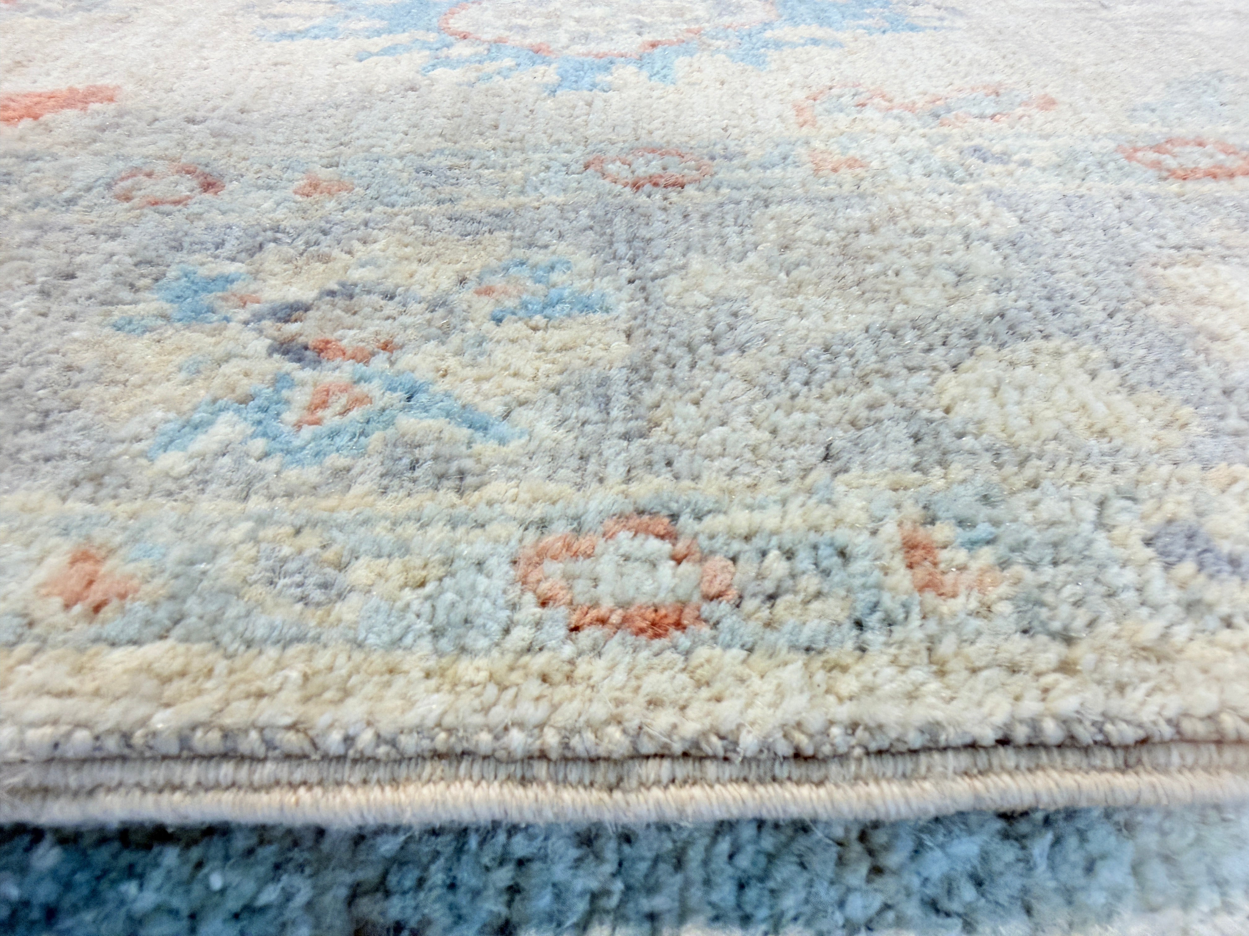 Vickie Rawlins 3x5 Cream Afghani Whitewashed Oushak