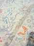 Vickie Rawlins 3x5 Cream Afghani Whitewashed Oushak